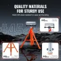 Roller Stand, Heavy Duty 1134 kg Load Capacity, 700 mm-1320 mm Height Adjustable, 45 Steel Folding Roller Support Stand for Pipe