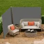 tilbagetrækkelig sidemarkise, 79''x 236'' Outdoor Privacy