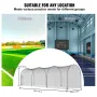 VEVOR Baseball Batting Cage, Softball and Baseball Batting Cage Net and Frame, Practice Portable Cage Net with Carry Bag, Heavy 