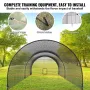 Baseball Batting Cage, Softball and Baseball Batting Cage Net and Frame, Practice Portable Cage Net with Carry Bag, Heavy Duty E