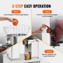 kommerciel appelsinjuicer, 120W automatisk fodringsjuicepresser