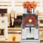 VEVOR Commercial Orange Juicer, 120W Automatic Feeding Juice Extractor with Water Tap, Stainless Steel Juicer Machine 25 Oranges