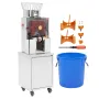 Commercial Orange Juicer, 120W Automatic Feeding Juice Extractor with Water Tap, Stainless Steel Juicer Machine 25 Oranges/Minut