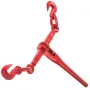 9215LBS 3/8" – 1/2" Ratchet Binders 9,215 LBS Secure Working Load, G70 Hooks and Adjustable Length, for Grade 70-80 Chains, Tie 