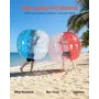 VEVOR oppustelige bumper bolde 2-pack, 5 FT/1,5 M krop Sumo Zorb bolde til teenagere og voksne, 0,8 mm tykke PVC menneskelige