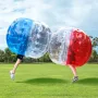 VEVOR Inflatable Bumper Balls 2-Pack, 5FT/1.5M Body Sumo Zorb Balls for Teen & Adult, 0.8mm Thick PVC Human Hamster Bubble Balls