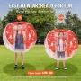 Inflatable Bumper Ball 1-Pack, 5FT/1.5M Body Sumo Zorb Balls for Teen & Adult, 0.8mm Thick PVC Human Hamster Bubble Balls for Ou
