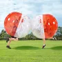 Inflatable Bumper Ball 1-Pack, 5FT/1.5M Body Sumo Zorb Balls for Teen & Adult, 0.8mm Thick PVC Human Hamster Bubble Balls for Ou