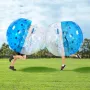 VEVOR Inflatable Bumper Ball 1-Pack, 5FT/1.5M Body Sumo Zorb Balls for Teen & Adult, 0.8mm Thick PVC Human Hamster Bubble Balls 