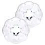 VEVOR Inflatable Bumper Balls 2-Pack, 4FT/1.2M Body Sumo Zorb Balls for Teen & Adult, 0.8mm Thick PVC Human Hamster Bubble Balls