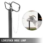 Livestock Stand 51x23 inches, Trimming Stand with Straight Head Piece, Goat Trimming Stand Metal Frame Sheep Shearing Stand Live
