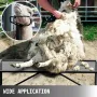 kvægstativ 51x23 tommer, trimmestativ med lige hovedstykke