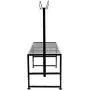 VEVOR Livestock Stand 51x23 inches, Trimming Stand with Straight Head Piece, Goat Trimming Stand Metal Frame Sheep Shearing Stan