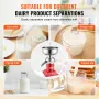 Milk Cream Centrifugal Separator, 304 rustfrit stål elektriske
