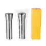 13 pcs Precision R8 Collet Set, 1/8" - 7/8", 45 Mill Collet Chuck 0.0012"/30μm TIR with 13 Labeled Storage Boxes, for Milling Ma