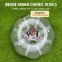 VEVOR Inflatable Bumper Ball 1-Pack, 4FT/1.2M Body Sumo Zorb Balls for Teen & Adult, 0.8mm Thick PVC Human Hamster Bubble Balls 