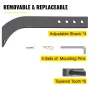 kassebladskaft, 18" Scarifier-skaft, 4-hullers