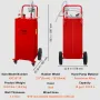 Fuel Caddy, 132,49 liter, gastank på 4 hjul, med Manuel