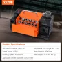 VEVOR Drill Bits Sharpener, MR-13A Drill Bits Grinder Sharpener 3-13mm, 95° to 135° Point Angle Adjustable Drill Bit Re-Sharpene