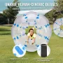 oppustelig bumperbold 1-pakke, 5FT/1,5M kropssumo Zorb-bolde