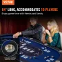 10-spiller foldbart pokerbord, Blackjack Texas Holdem pokerbord