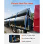 Winch Straps, 4" x 30', 6000 lbs Load Capacity, 18000 lbs Breaking Strength, Truck Straps with Flat Hook, Flatbed Tie Downs Carg