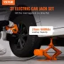 Elbil Jack Floor Jack 3 ton elektrisk saks Jack Car Repair Tool