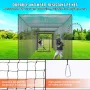 Baseball Batting Netting, Professional Softball Baseball Batting Hitting Training Net, Practice Portable Pitching Cage Net with 
