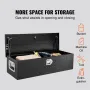 Heavy Duty Aluminum Truck Bed Tool Box, Diamond Plate Tool Box with Side Handle and Lock Keys, Storage Tool Box Chest Box Organi