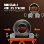 Rørstativ med rullehoved 1134 kg Belastning til 5,1-91,4 cm Rør