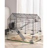 Wire Hamster Cage Habitat 22.8in gnaver Gerbil Small Animal House