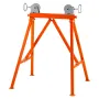 VEVOR Pipe Stand with Roller Head 1134 kg Load for 5.1-91.4 cm Pipes 45 Steel