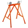 VEVOR Pipe Stand with Roller Head 1134 kg Load for 5.1-91.4 cm Pipes 45 Steel
