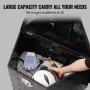 Trailer Tongue Box, Aluminum Alloy Diamond Plate Tongue Box Tool Chest, Heavy Duty Trailer Box Storage with Lock and Keys, Utili