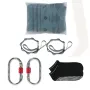 VEVOR Aerial Yoga Hængekøje & Gynge, 5,5 Yards, Aerial Yoga Starter Kit med 100gsm nylonstof, Fuld Rigging Hardware & Easy Set