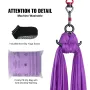 Aerial Silk & Yoga Swing, 8.7 Yards, Aerial Yoga Hammock Kit with 100gsm Nylon Fabric, Full Rigging Hardware & Easy Set-up Guide