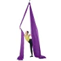 VEVOR Aerial Silk & Yoga Swing, 8.7 Yards, Aerial Yoga Hammock Kit with 100gsm Nylon Fabric, Full Rigging Hardware & Easy Set-up