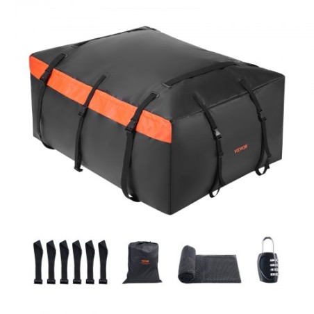 Car Rooftop Cargo Carrier Bag 23 Cubic Feet 840D PVC Car Roof Bagage Taske