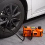 Electric Hydraulic Car Floor Jack 5 Ton 12V Built-in Tire Inflator Pump