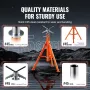 Pipe Stand, 1133,9 kg Heavy Duty Pipe Jack Stands, 69,1-132,1