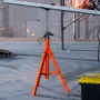 Pipe Stand, 1133,9 kg Heavy Duty Pipe Jack Stands, 69,1-132,1