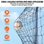 VEVOR Baseball Batting Netting, Professional Softball Baseball Batting Hitting Training Net, Practice Portable Pitching Cage Net
