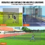 VEVOR Baseball Batting Netting, Professional Softball Baseball Batting Hitting Training Net, Practice Portable Pitching Cage Net
