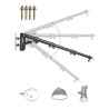 Wall Mount Triangle Boom Arm Light Stand 39.37in/100cm Ring Light Support