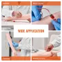 VEVOR Phlebotomy Practice Kit, IV Venipuncture Intravenous Training Kit, High Simulation IV Practice Arm Kit med bæretaske,