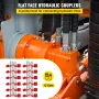 Skid Steer Hydraulic Quick Connect 1/2\" Body Hydraulic Coupler 1/2\"" NPT Hydraulic Coupling Quick Connect 2 Pairs Hydraulic Qu