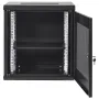 12U Wall Mount Network Server Cabinet, 39.4cm/15.5" Deep, Server Rack Cabinet Enclosure, 90kg/200 lbs Max. Ground-mounted Load C