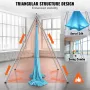 VEVOR Aerial Yoga Frame & Yoga Hammock, 9.67 ft Height Professional Yoga Swing Stand Comes with 13.1 Yards Aerial Hammock, Max 5