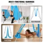 VEVOR Aerial Yoga Frame & Yoga Hammock, 9.67 ft Height Professional Yoga Swing Stand Comes with 13.1 Yards Aerial Hammock, Max 5