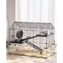 Wire Hamster Cage Habitat 29.5in gnaver Gerbil Small Animal House